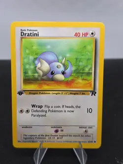 Dratini 53/82 - 1st Edition Team Rocket - Pokemon TCG 2000 Vintage WoTC - Image 1