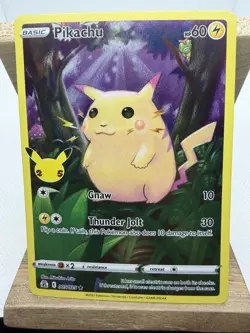 Pikachu Full Art 005/025 Pokemon Celebrations 2021 Holo (Listing B) - Image 1