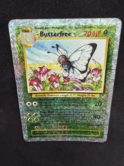 Butterfree 21/110 Rare Legendary Collection Reverse Holo Pokemon MP - Image 2