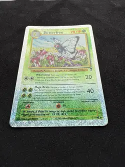 Butterfree 21/110 Rare Legendary Collection Reverse Holo Pokemon MP - Image 3