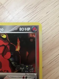 Pokemon Dark Magcargo 38/109 ex Team Rocket Returns Reverse Holo Stamp LP - Image 3