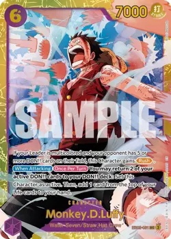 One Piece TCG The Best Vol. 2 PRB-02 Monkey.D.Luffy Reprint EB02-061 English NM - Image 1