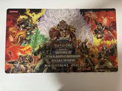 Yu-Gi-Oh World Championship Qualifiers 2013 Playmat Brotherhood Of The Fire Fist - Image 1