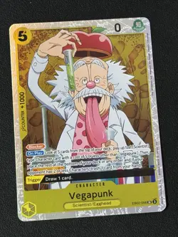 Vegapunk EB02-056 SR One Piece Extra Booster Anime 25th Collection English - Image 1