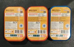 One Piece Vol.2 Mini Tins Set Of 3 English Sealed-Monkey D Luffy/Sabo/Ace - Image 2