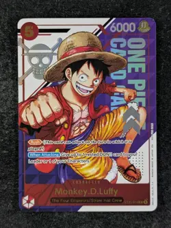 2025 One Piece MONKEY D. LUFFY ST21-014 3rd Ann. Treasure Campaign Borderless SR - Image 1