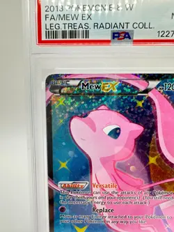 2013 Pokemon B&W Legendary Treasures Radiant Collection Mew EX #RC24 | PSA 8 - Image 2