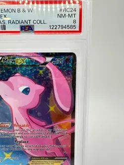 2013 Pokemon B&W Legendary Treasures Radiant Collection Mew EX #RC24 | PSA 8 - Image 3