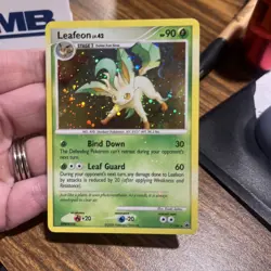 2008 Pokemon, D&P Majestic Dawn, #7/100 Leafeon Lv. 42, Holo Rare - Image 3