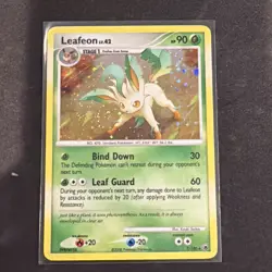 2008 Pokemon, D&P Majestic Dawn, #7/100 Leafeon Lv. 42, Holo Rare - Image 3