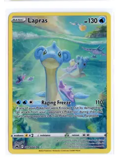 Lapras GG05/GG70 Ultra Rare Holo Crown Zenith: Galarian Gallery Pokemon NM - Image 1