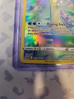 Pokemon TCG Lapras Crown Zenith: Galarian Gallery GG05/GG70 Regular Ultra Rare - Image 2