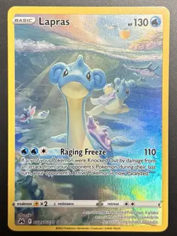 Pokemon Lapras GG05/GG70 Ultra Rare Crown Zenith Galarian Gallery Full Art NM - Image 1