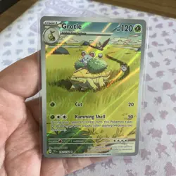 Grotle 164/162 Illustration Rare Holo NM Temporal Forces Pokemon TCG Card - Image 1