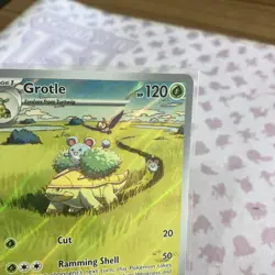 Grotle 164/162 Illustration Rare Holo NM Temporal Forces Pokemon TCG Card - Image 4