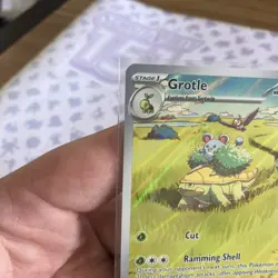 Grotle 164/162 Illustration Rare Holo NM Temporal Forces Pokemon TCG Card - Image 5