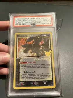 2021 POKEMON CELEBRATIONS UMBREON GOLD STAR Classic Coll - POP SERIES 5 PSA 10 - Image 4