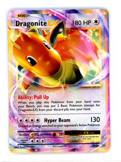 Pokemon Card TCG - Dragonite EX 72/108 Holo Ultra Rare XY Evolutions NM - Image 1