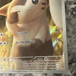 Pokemon TCG Furret 168/159 SV09: Journey Together Illustration Rare Holofoil NM - Image 2