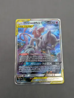 Pokemon TCG Mewtwo & Mew GX SM191 Black Star Promo Card NM Near Mint Condition - Image 1
