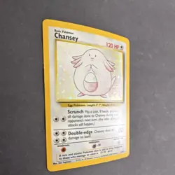 Pokemon TCG Chansey Base Set Holo Rare Card 003/102 English - Image 3