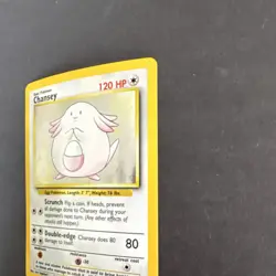 Pokemon TCG Chansey Base Set Holo Rare Card 003/102 English - Image 4