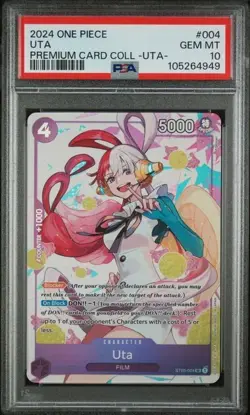 Uta ST05-004 - One Piece Uta Premium Card Collection - PSA 10 - Image 1