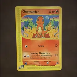 Pokemon TCG Charmander Expedition Base Set 50HP 98/165 Common Regular Card - Image 1