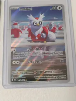 Pokemon Mega Evolution/Delibird Illustration Rare/Full Art Holo Cards - Image 2