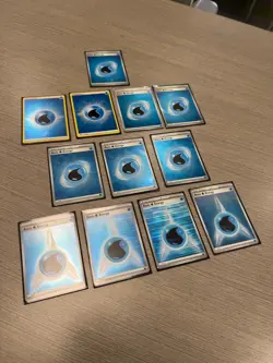Lot of 12 Pokemon TCG Water Energy Halo Cards - NM - Image 1