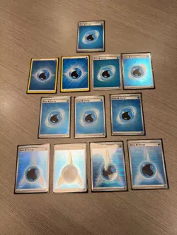 Lot of 12 Pokemon TCG Water Energy Halo Cards - NM - Image 3