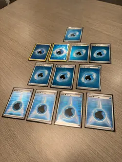 Lot of 12 Pokemon TCG Water Energy Halo Cards - NM - Image 4