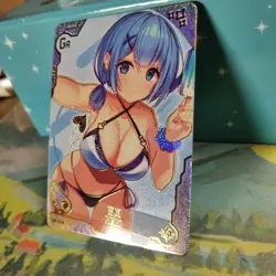 ❤Rem - Goddess Story Anime Waifu Card - MAIDEN PARTY 5 GR-004 Doujin - Image 4