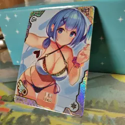 ❤Rem - Goddess Story Anime Waifu Card - MAIDEN PARTY 5 GR-004 Doujin - Image 5