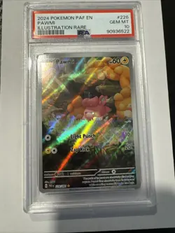 Pokemon TCG Pawmi Sir Card 226/091 Paldean Fates PSA 10 - Image 1