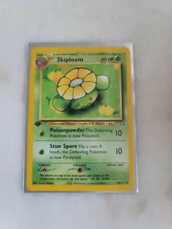 Skiploom 49/111 1st Edition Uncommon Neo Genesis Pokemon TCG Card NM - Image 1