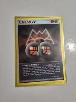 Pokemon Card - Magma Energy Team Magma vs Team Aqua 87/95 Reverse Holo DMG - Image 1