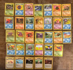 Pokemon 1st edition fossil lot 32 cards #31-62 Complete uncommon and common set - Image 1