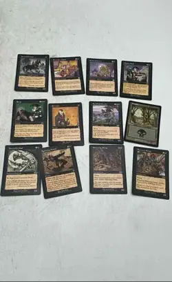 Magic The Gathering Battlefield Percher Enslaved Horror Swamp Cards Mixed Lot - Image 2