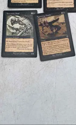 Magic The Gathering Battlefield Percher Enslaved Horror Swamp Cards Mixed Lot - Image 3