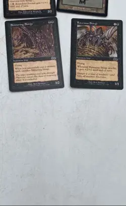 Magic The Gathering Battlefield Percher Enslaved Horror Swamp Cards Mixed Lot - Image 4