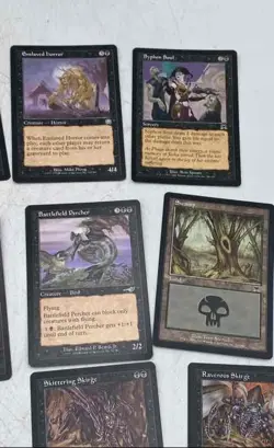 Magic The Gathering Battlefield Percher Enslaved Horror Swamp Cards Mixed Lot - Image 5