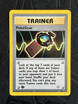 Pokemon TCG PokeGear 88/111 1st edition Neo Genesis (English) - NM - Image 3