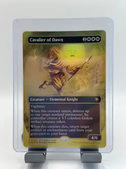 MTG, Cavalier of Dawn (Borderless) 94 NM Special Guests First Place Foil - Image 1