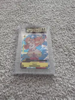 One Piece Nami 2024 - Two Legends OP08-106 Alternate Art - English - BGS 9.5 GEM - Image 2