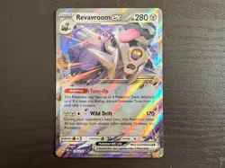 Revavroom ex 156/197 Pokemon Scarlet and Violet Obsidian Flames Double Rare Holo - Image 1