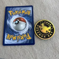 Pokemon TCG Pikachu Pokemon Day 2026 Promo And Coin - Image 2