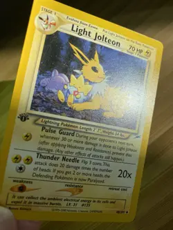 Pokemon TCG First Edition Light Jolteon Neo Destiny 48/105 - Image 3