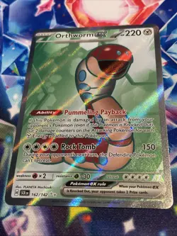 Pokemon TCG Orthworm ex 162/142 Ultra Rare Stellar Crown NM/M - Image 2