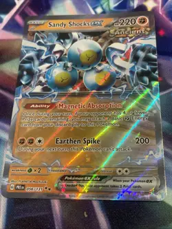 Pokemon TCG Sandy Shocks ex 056/131 Double Rare Holo Prismatic Evolutions NM/M - Image 2